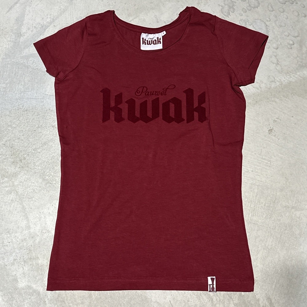 Women's Pauwel Kwak Bar Beer Pub Shirt Size Small Red T Shirt Top Brewing